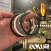 GD同款 Bigbang权志龙佩戴韩潮牌素色圆环百搭黑白色男女硅胶手环