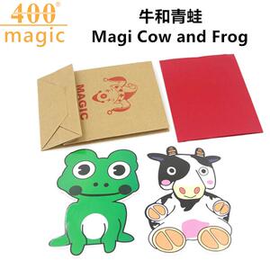 新款魔术牛和青蛙 Magi Cow and Frog  舞台互动魔术 400魔术道具