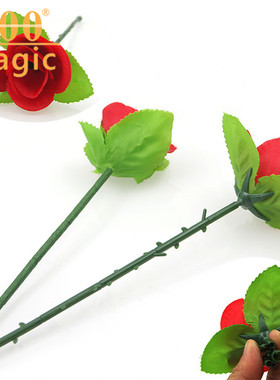 折叠玫瑰 空手出玫瑰花 情人节专用魔术道具花类魔术玩具