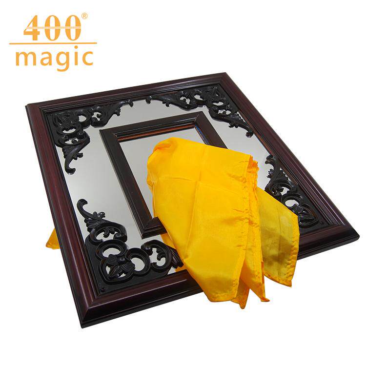 丝巾穿镜  丝巾入玻璃 舞台魔术道具镜子 丝巾穿镜 400magic