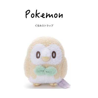 宝可梦日本正版木木枭公仔