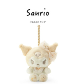 日本sanrio三丽鸥正版 冬日库洛米公仔玩偶娃娃毛绒包包挂件小挂饰
