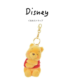 日本东京迪士尼拥抱维尼熊小熊维尼噗噗公仔玩偶毛绒包挂件小挂饰