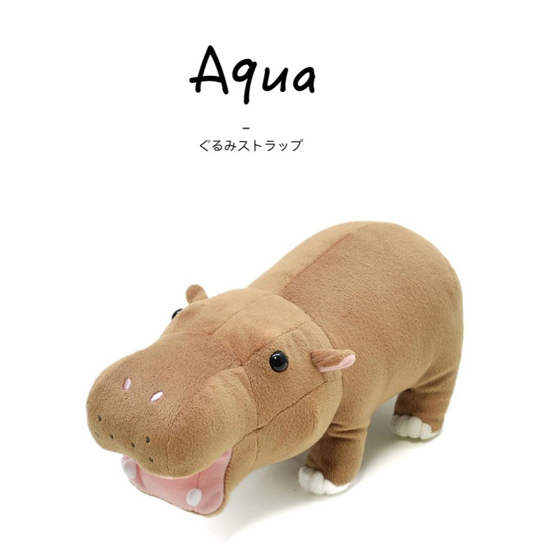aqua日本正版河马公仔
