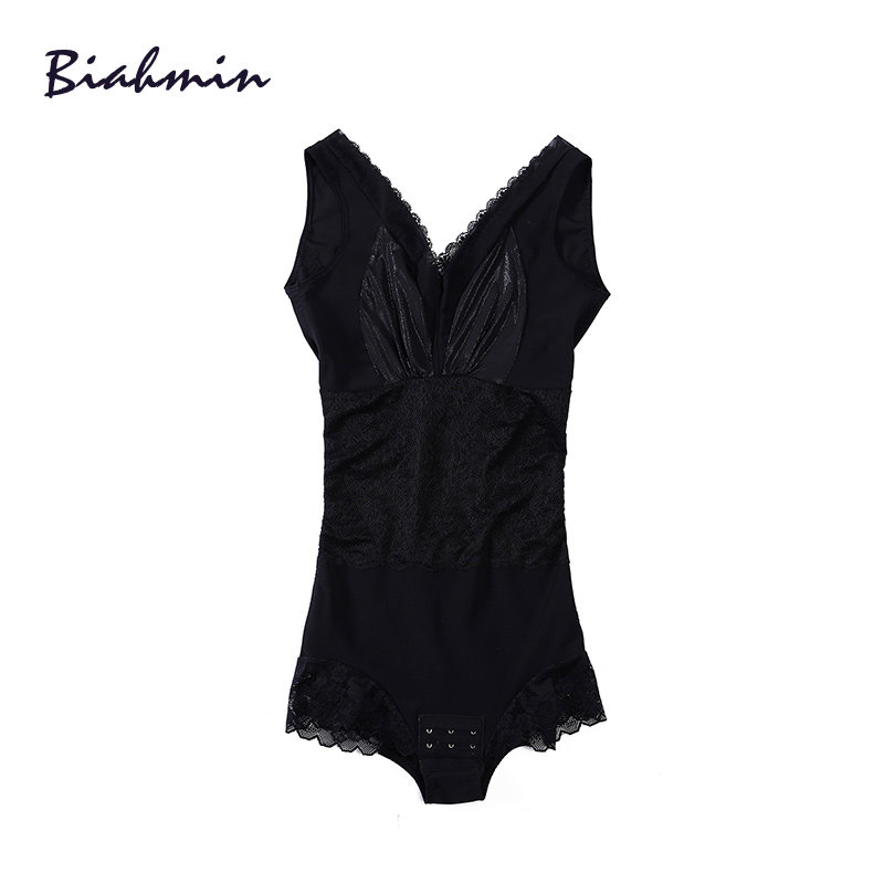 贝佳人新品修身调整型无袖背心连体衣夏薄款女打底束腰纤体塑身衣