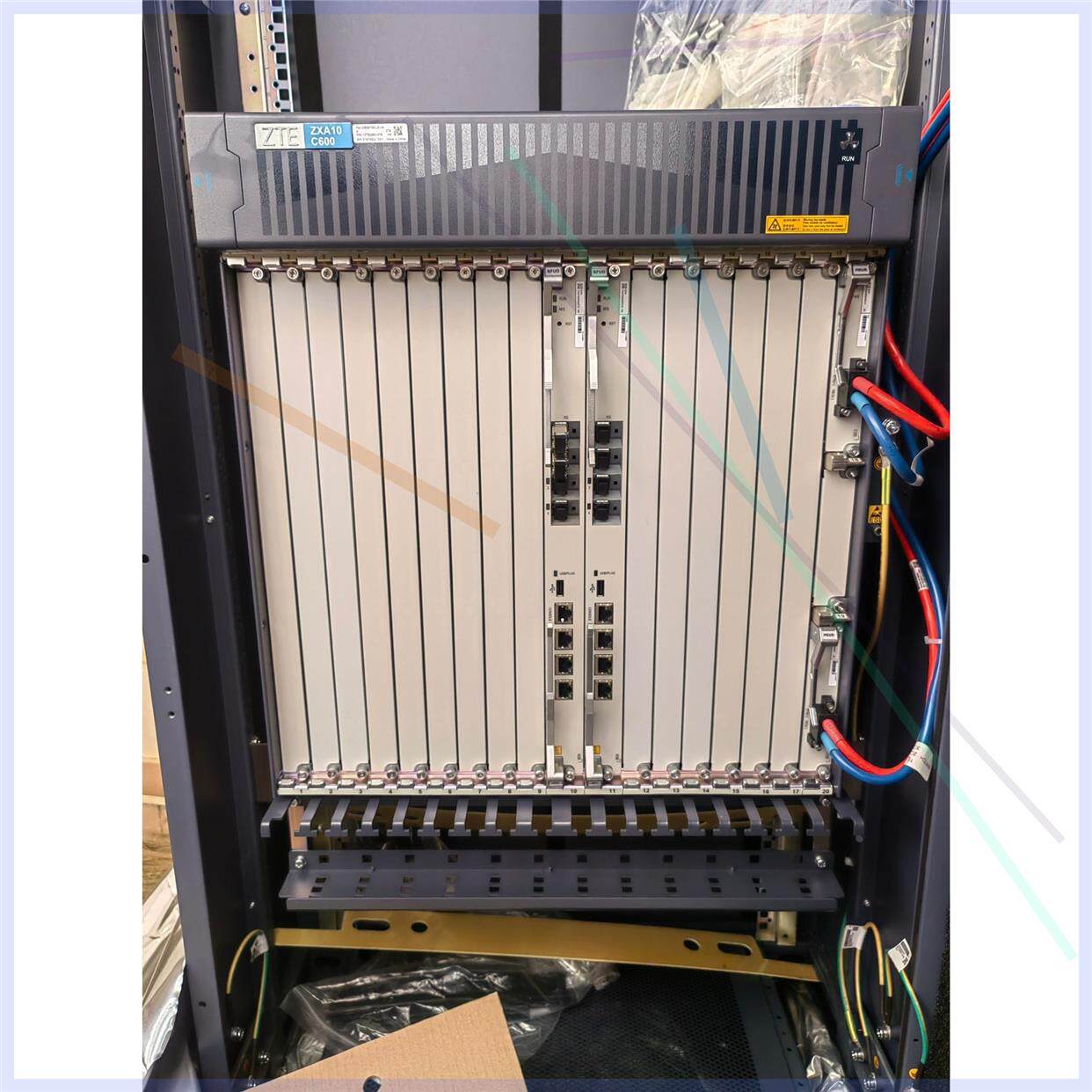 非实价议价议价中兴c600万兆olt带2米机柜sfud主控全新19寸后置议