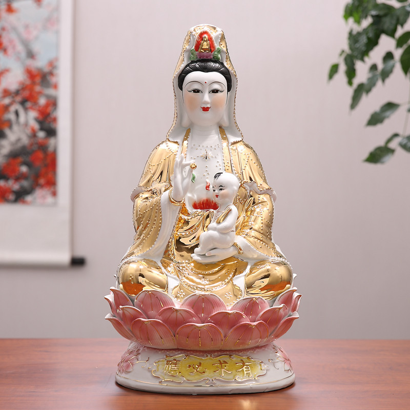 观音像陶瓷南海观世音菩萨陶瓷