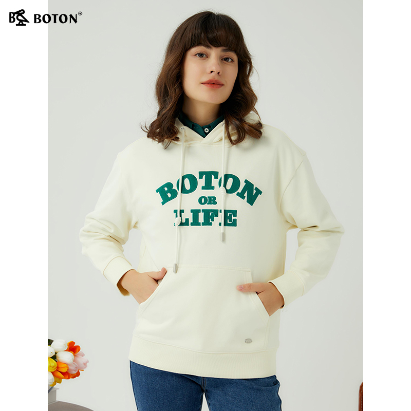 波顿常规绣花文字潮流精品