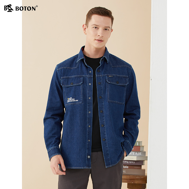 波顿舒适春季常规外套