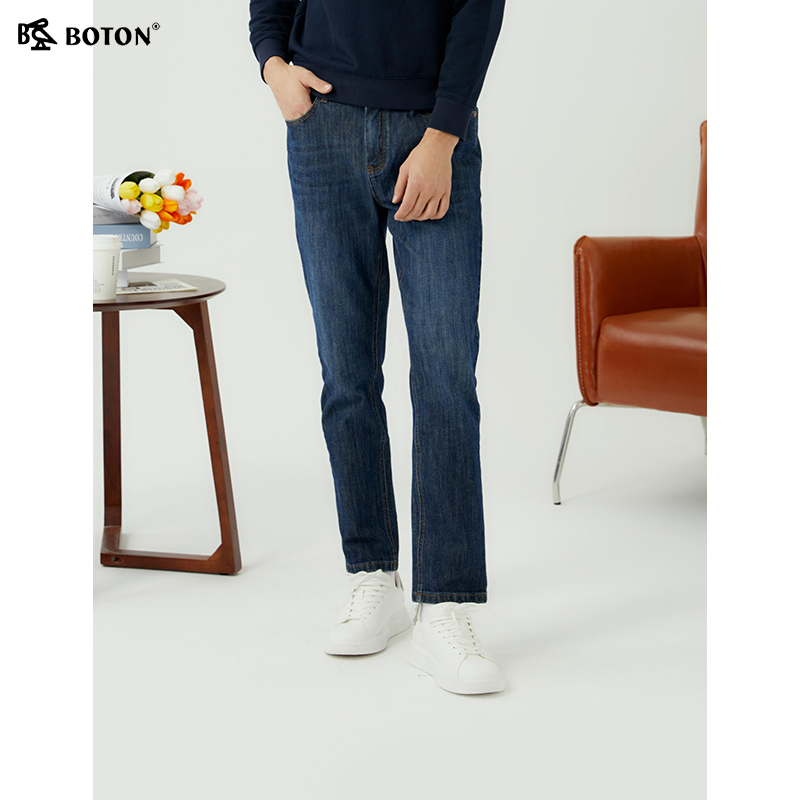波顿水洗秋冬男装牛仔裤