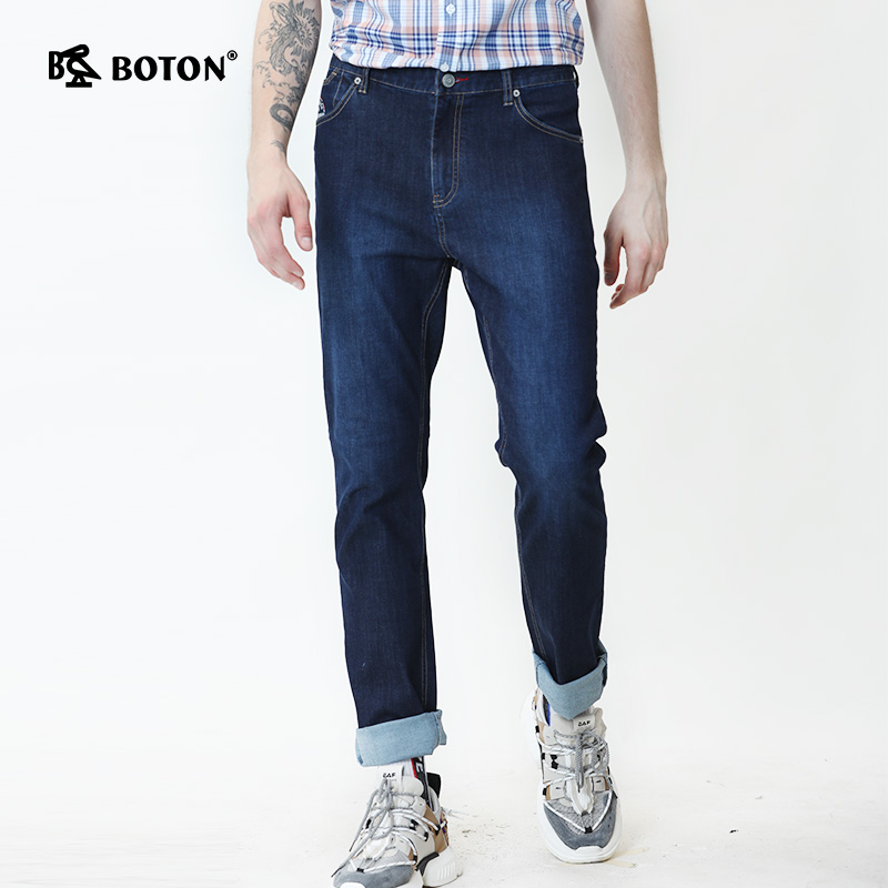 波顿百搭男士休闲牛仔裤