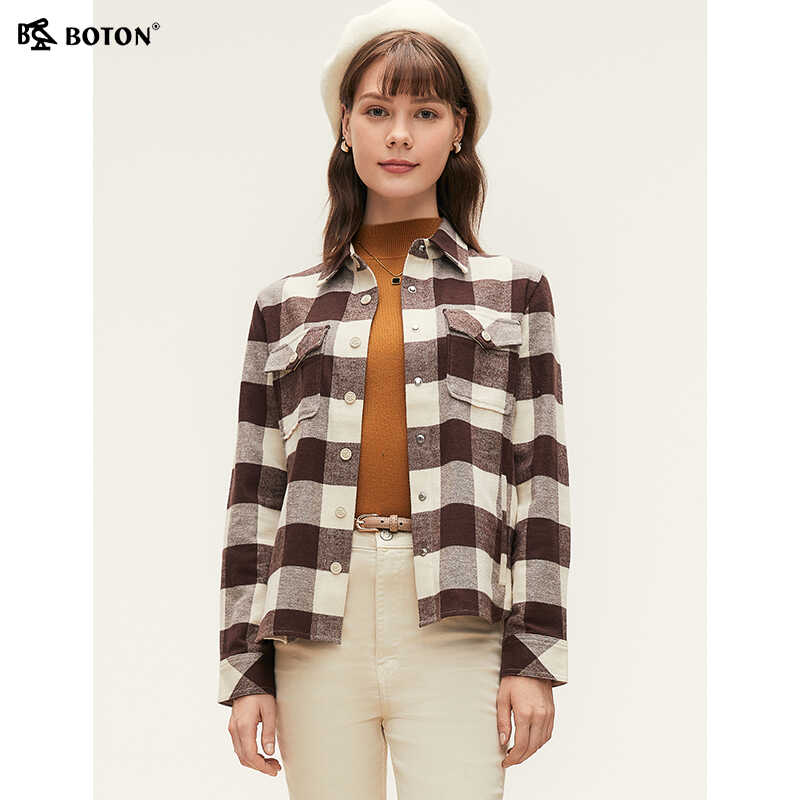 女装波顿磨毛显瘦长袖时尚单排扣