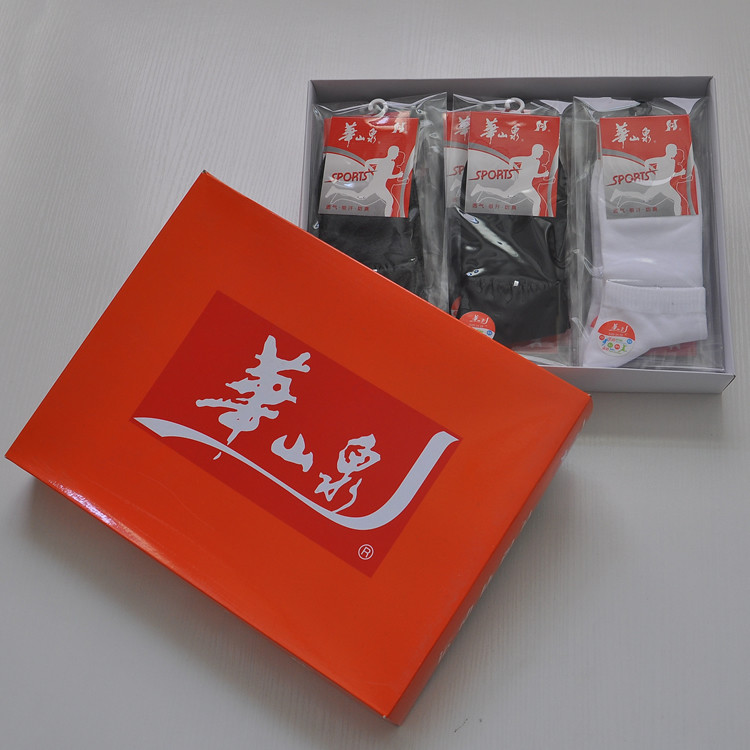 12双包邮华山泉男袜子柔软休闲棉