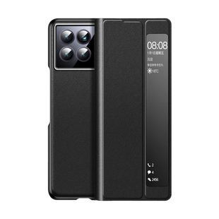 适用小米mixfold3手机壳真皮 小米MIXFOLD2折叠屏保护套翻盖小米mixfold4皮套头层牛皮男女超薄全包防摔fold2