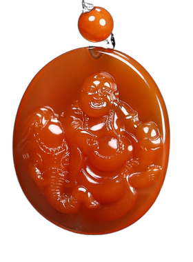 正品凉山南红玛瑙蝶逸男女