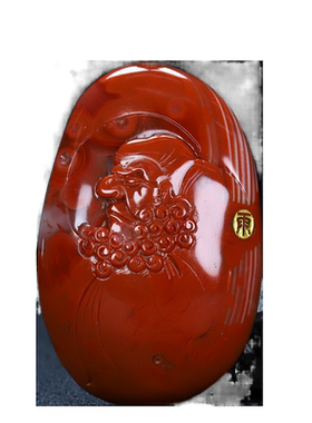 天然凉山南红玛瑙蝶逸男女