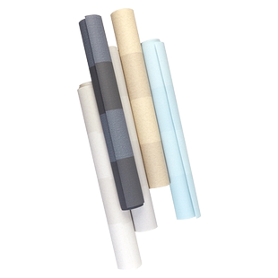 北欧无纺布竖条纹墙纸卧室儿童房客厅背景壁纸米黄色2026新款灰色