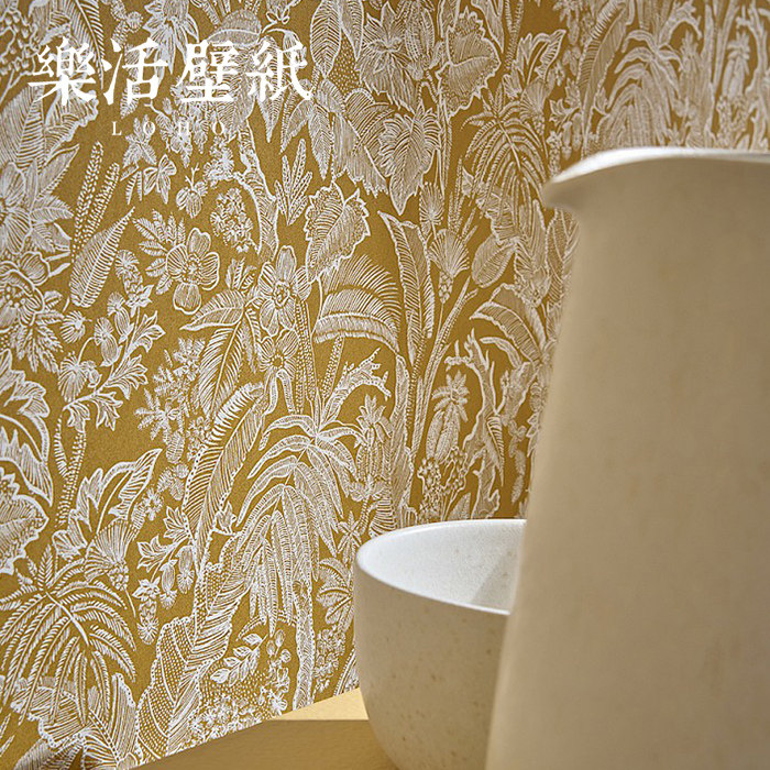 比利时原装进口墙纸法式复古田园美式乡村壁纸轻奢客厅卧室背景墙