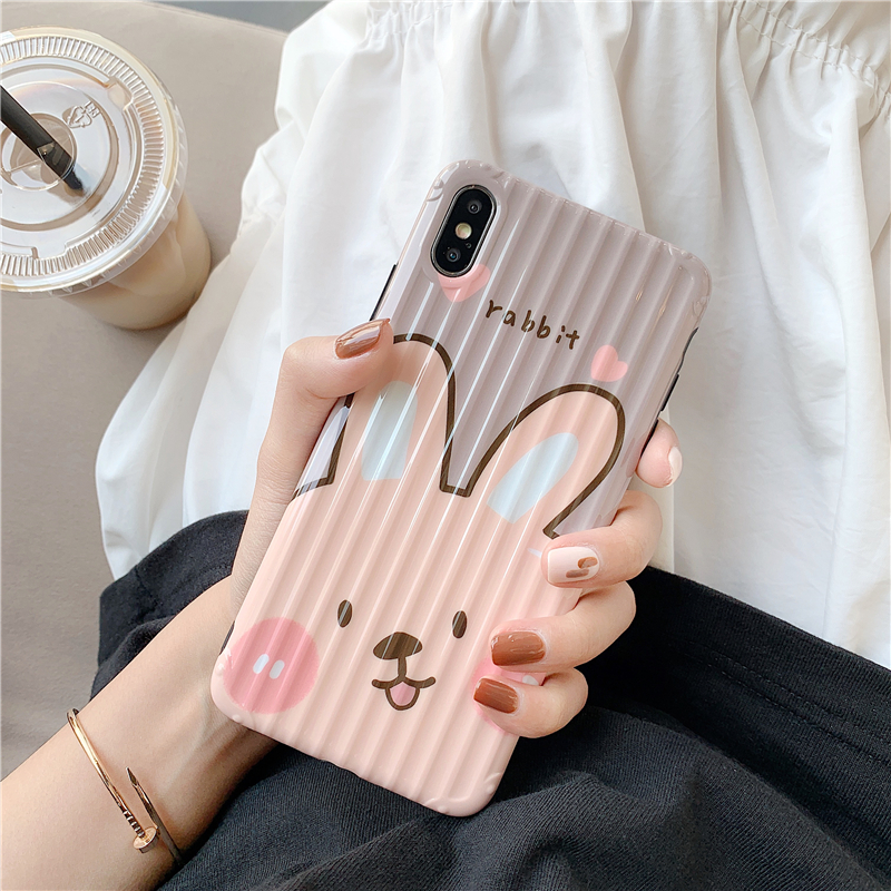 ´ÀÃÈСÍÃ×Ó8plus/7p/6sÆ»¹ûxÊÖ»ú¿ÇXS Max/XR/iPhoneXÅ®iphone11Pro¸öÐÔ´´ÒâÇéÂÂÈ«°ü±ß·Àˤ±£»¤Ì׹轺ÈÕº«¹ú
