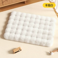 ⭐[Мягкая, теплая, удобная и приятная для кожи] Бархатная подушечка Bubble Rabbit — Mutton Fat White [Утолщенная нескользящая версия PRO на спине]