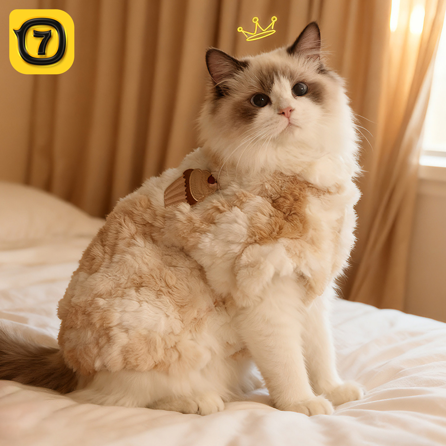 猫咪衣服秋冬保暖布偶德文小猫马甲冬装棉衣加绒冬天猫猫宠物冬季