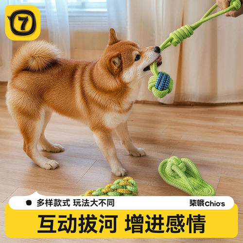 狗狗绳结玩具小中大型犬消耗精力
