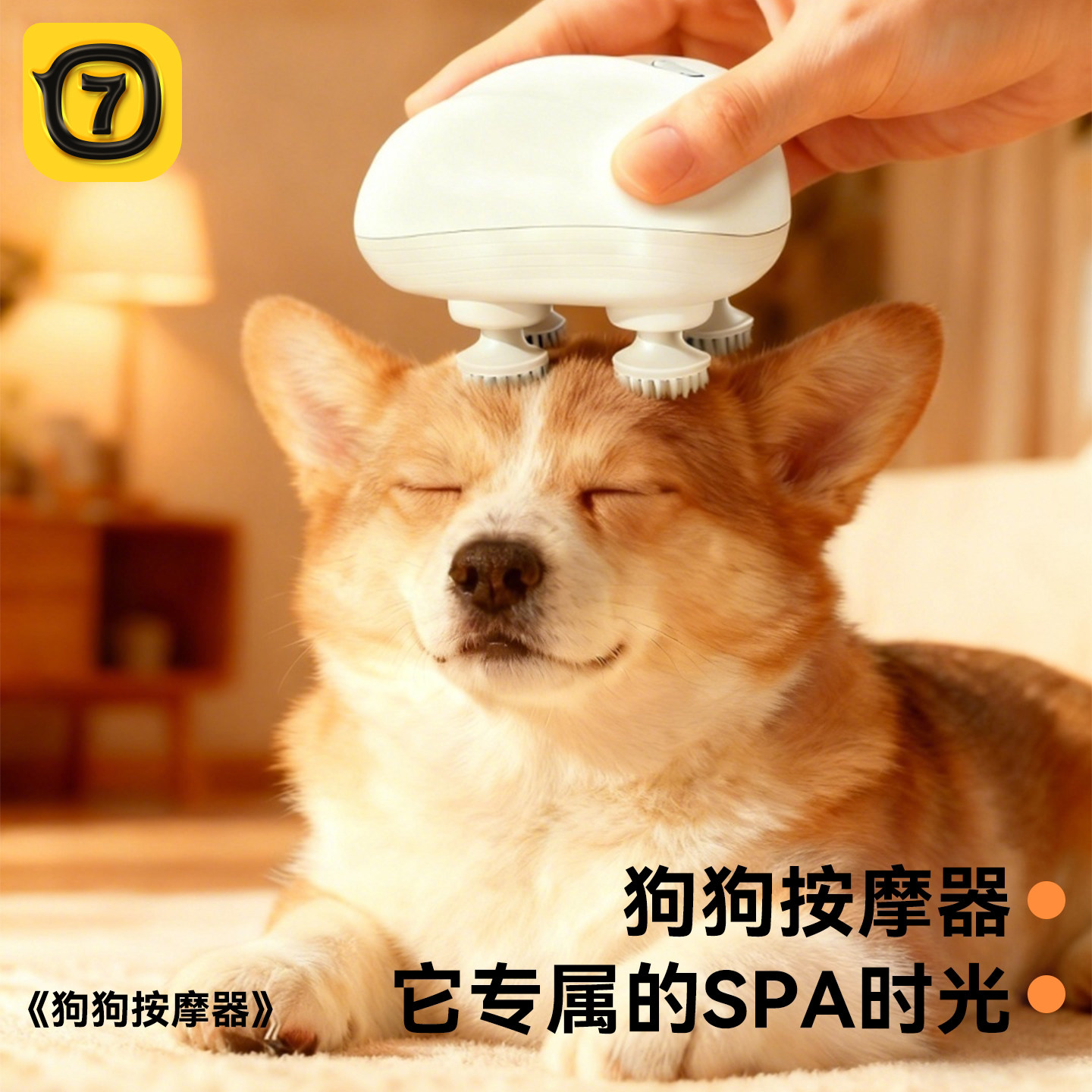 狗狗头部按摩器自动按摩仪宠物专用神器解压挠痒神器电动狗狗玩具