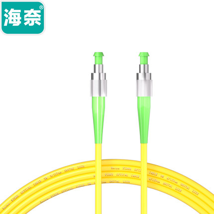 海奈FC/SC/LC/APC-FC/APC单模单纤3.0/0.9mm圆口方口广电专用光纤跳线G657A1低烟无卤阻燃连接光缆尾纤