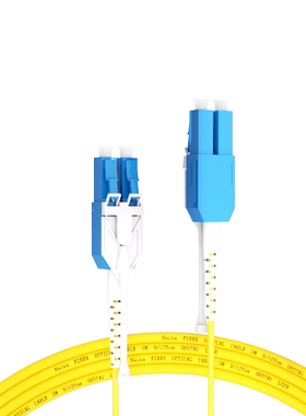 海奈 LC-LC  单模 SM / 多模万兆OM3-300  推拉式手柄式光纤跳线  一管双芯Uniboot 高密度数据中心机房专用