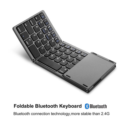 fold folding Bluetooth keyboard, mobile phone, computer