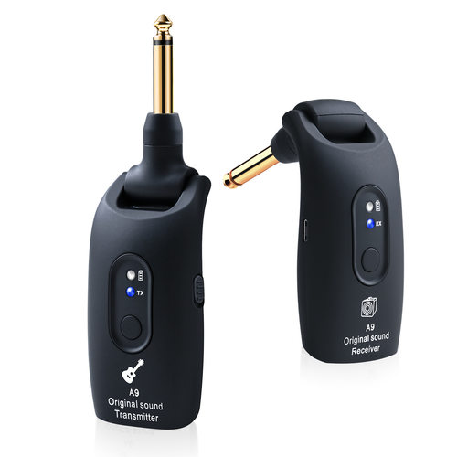 Instrument wireless audio transceiver guitar transmission sy