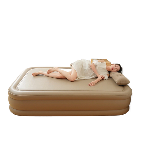 Customized brushed inflatable mattress for outdoor camping,