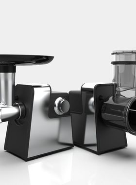 Meat grinder with dual speed regulation, electric vegetable