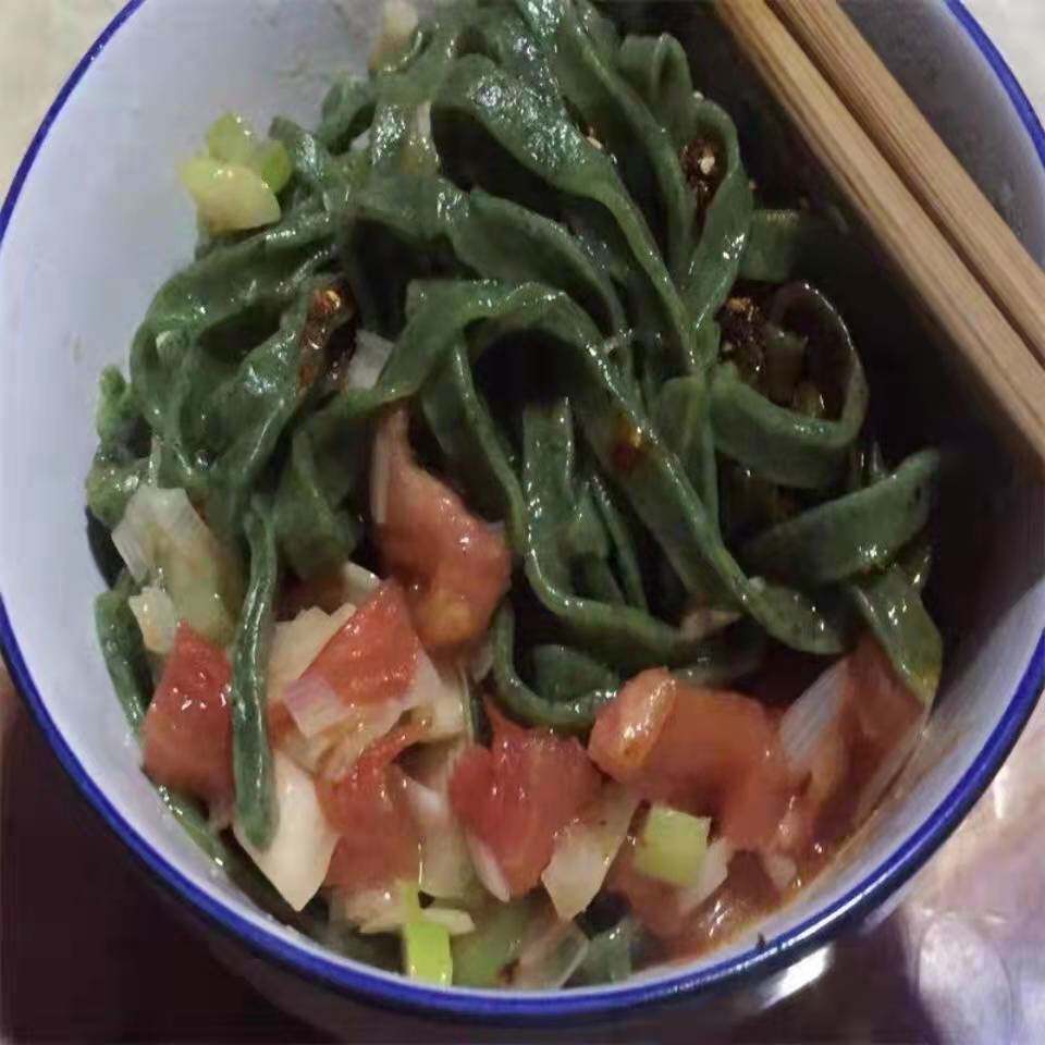 正品蒲城500克农户手工轻食刺角面陕西特产低脂野生小蓟挂面包邮