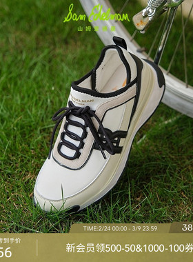 SAM EDELMAN山姆爱德曼春拼接圆头一脚蹬舒适运动休闲女鞋MELANIE