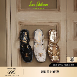 女DESTIN 镂空猪笼鞋 SAM EDELMAN山姆爱德曼2025外穿包头凉鞋