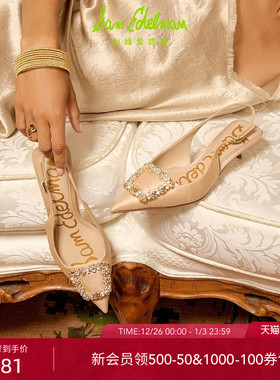 SAM EDELMAN山姆爱德曼2025夏slingback猫跟高跟鞋凉鞋KAITLYN