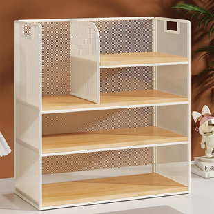 学生书桌整理置物架课外读物收纳小书架桌面置物架宿舍书桌学习桌多层小书架分层架办公桌收纳架