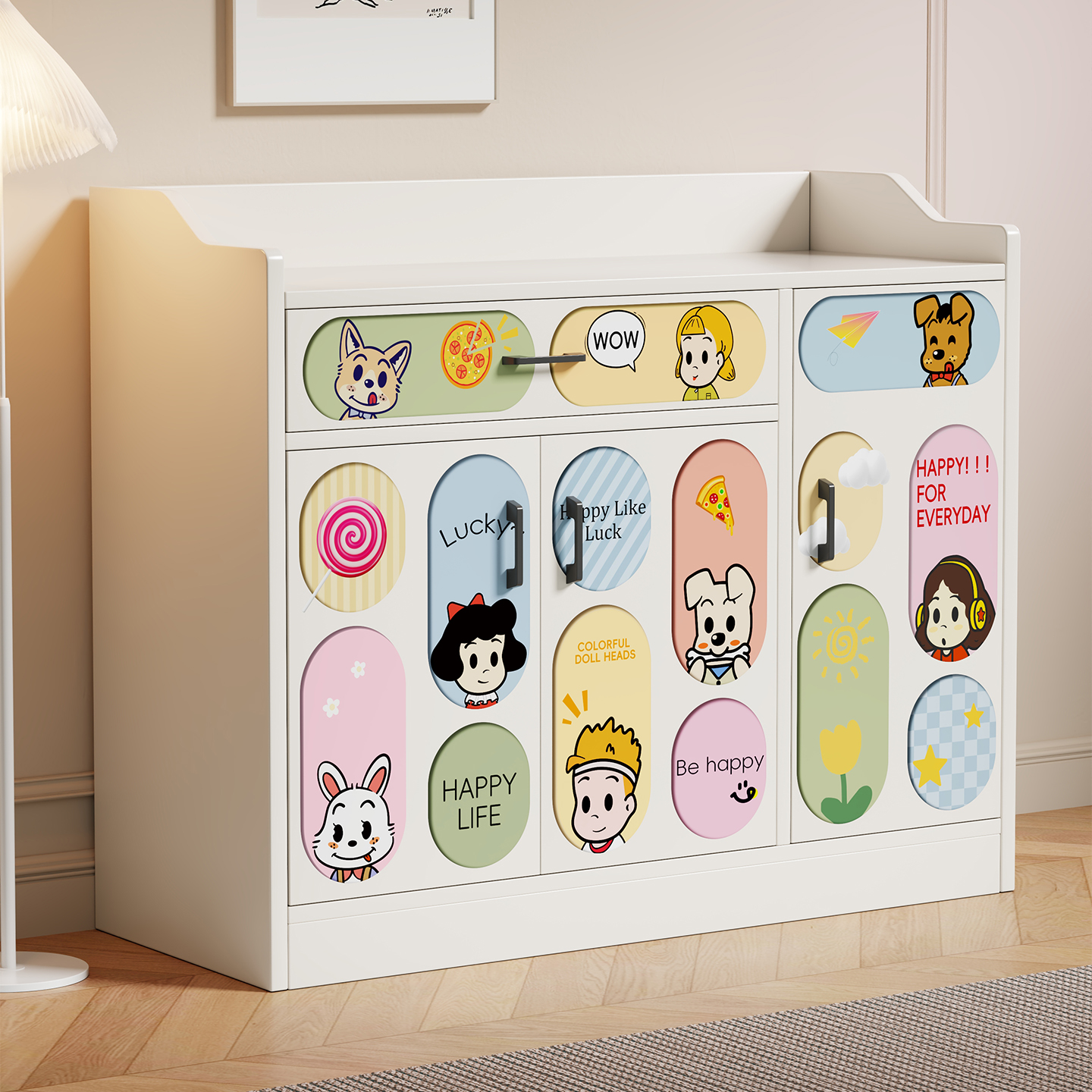 餐边柜客厅收纳柜家用落地