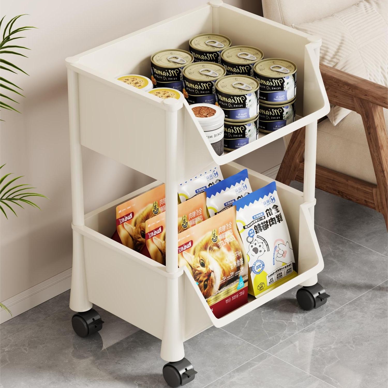 猫咪零食收纳架小狗狗罐头置物架