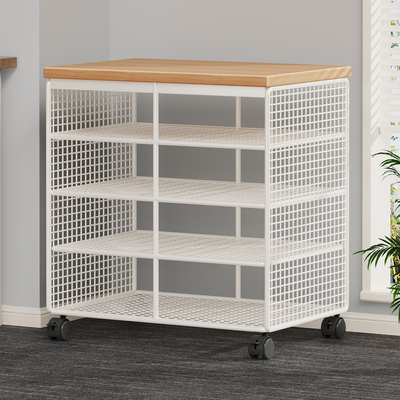 打印机置物架桌边落地多层放置柜