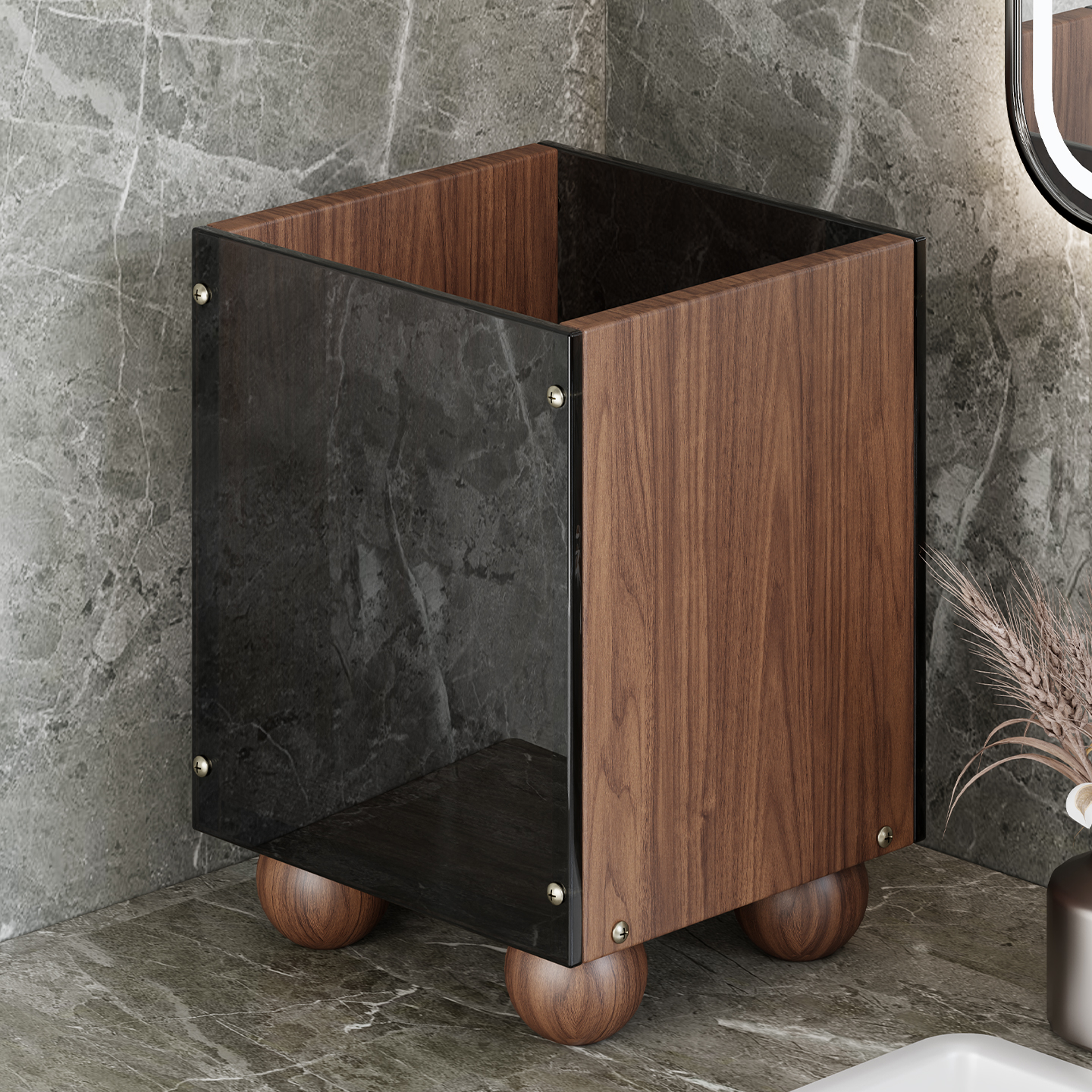 桌面置物架洗手台亚克力面膜收纳