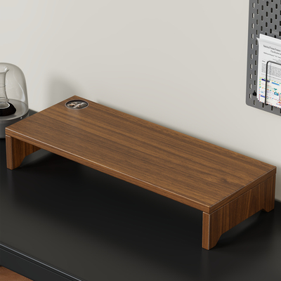 实木台式电脑增高架显示器增高架