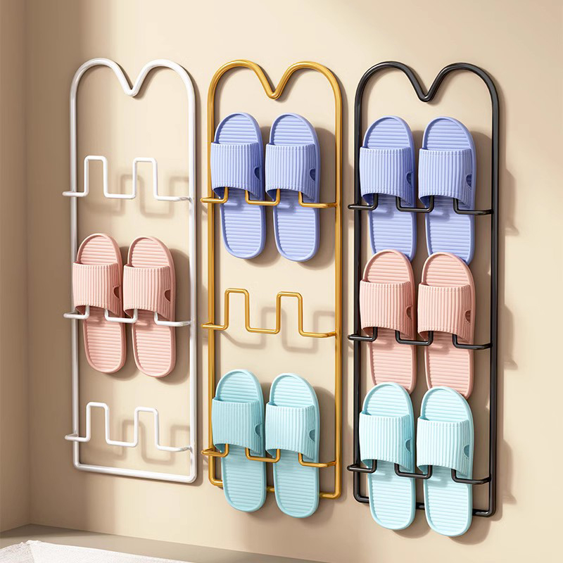 林家小子铁艺夹缝收纳鞋架