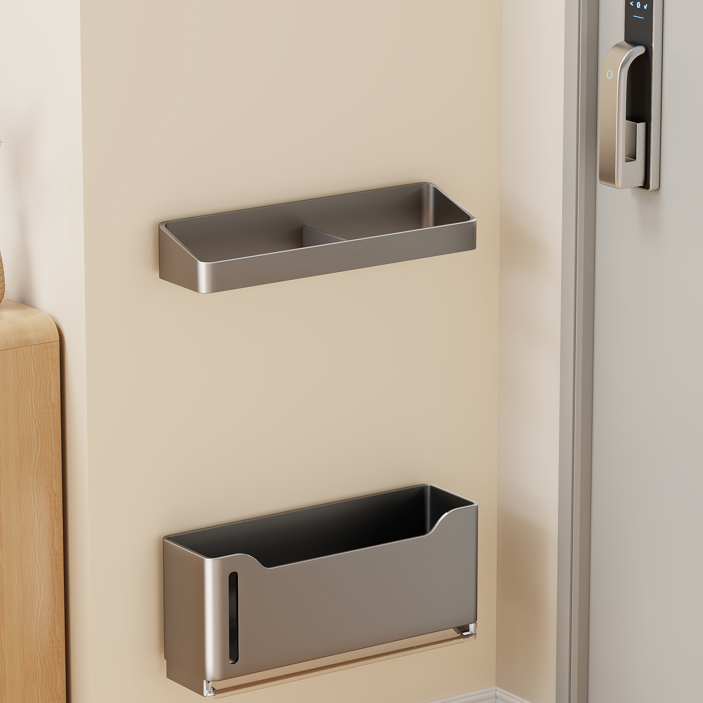 雨伞架壁挂沥水放置架