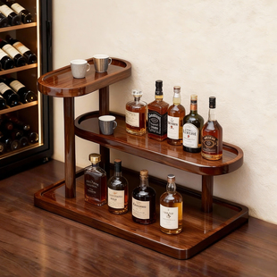杯架桌面多层酒架迷你吧台小酒柜置物架水杯收纳陈列架家用红酒架