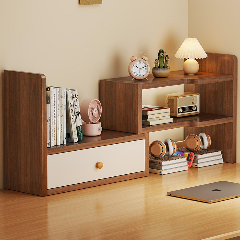 全网热销书架桌面置物架转角书柜