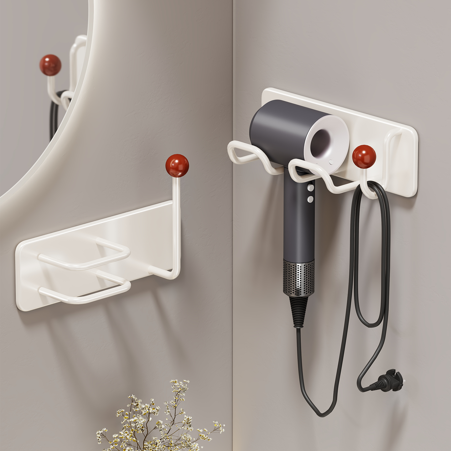 吹风机置物架家用卫生间挂架