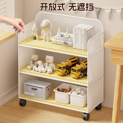 儿童书架玩具收纳架一体