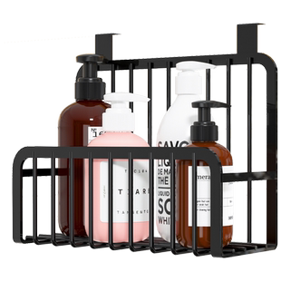 沐浴房挂架免打孔卫生间置物架冲凉房洗澡间挂钩收纳浴室悬挂挂篮